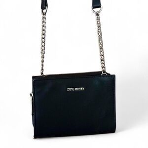 Steve Madden Black Crossbody Bag with Chain Strap